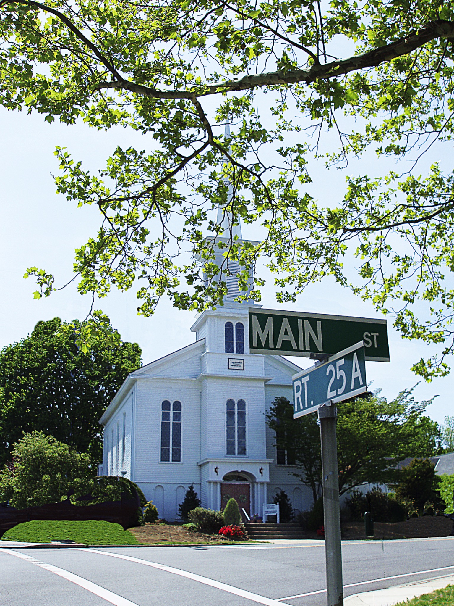 Setauket United Methodist Church on Main Street